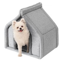 Лежак Doggy Diamond, R1 42x32x43 см, серый цена и информация | Лежаки, домики | 220.lv