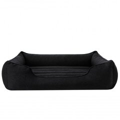 Лежак Doggy Princess Megan, XL 85х65 см, черный цвет цена и информация | Лежаки, домики | 220.lv