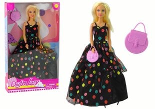 Кукла Люси в платье с черными точками в горошек цена и информация | Игрушки для девочек | 220.lv