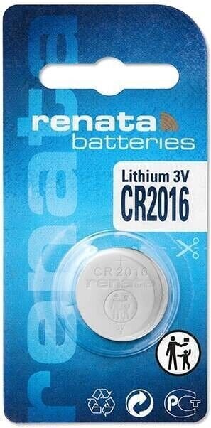 Baterijas RENATA CR2016 10 gab. cena un informācija | Baterijas | 220.lv