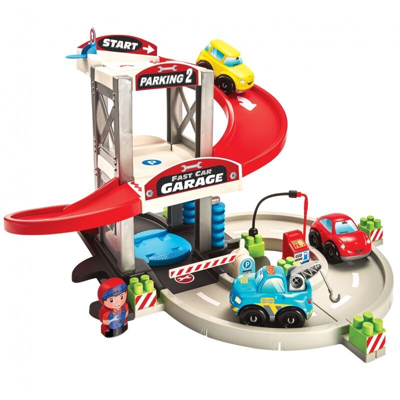 Dubultā garāža Playset Ecoiffier 3011 Garage cena un informācija | Rotaļlietas zēniem | 220.lv