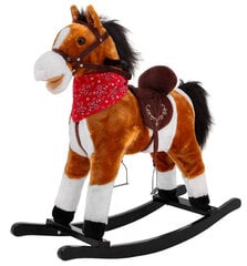 Интерактивная лошадка-качалка, коричневая цена и информация | Игрушки для малышей | 220.lv