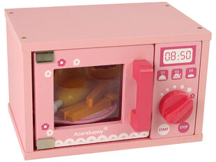 Koka mikroviļņu krāsns ar piederumiem, rozā cena un informācija | Rotaļlietas meitenēm | 220.lv