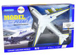 Tālvadības pasažieru gaisa kuģis Lean Toys,balts цена и информация | Rotaļlietas zēniem | 220.lv