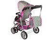 Leļļu ratiņu Pink Stars цена и информация | Rotaļlietas meitenēm | 220.lv
