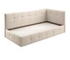 Vienguļamā gulta DIVA + Sapnas 2 XL, 90x200cm, smilšu krāsa cena un informācija | Gultas | 220.lv