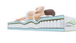 Vienguļamā gulta DIVA + Sapnas 2 XL, 90x200cm, smilšu krāsa cena un informācija | Gultas | 220.lv