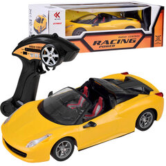 Спортивная машина с дистанционным управлением RacingPower, желтая цена и информация | Игрушки для мальчиков | 220.lv
