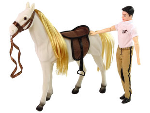 Кукла с белой лошадью цена и информация | Игрушки для девочек | 220.lv