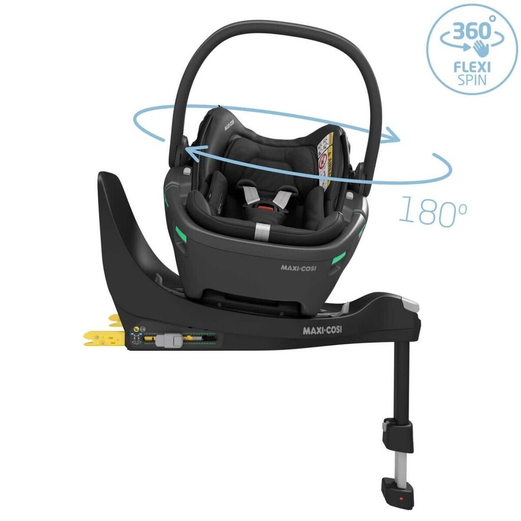 Maxi Cosi autokrēsliņš Coral 360 i size, 0-13 kg, Grey Black Shell cena un informācija | Autokrēsliņi | 220.lv