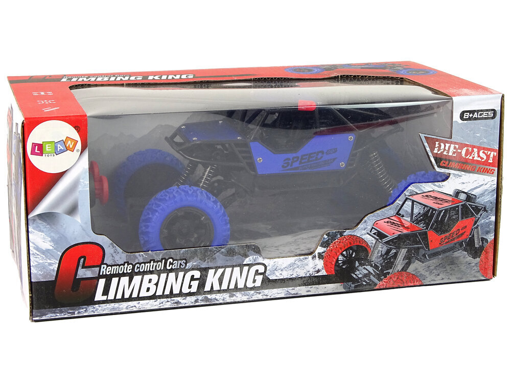 Tālvadības pults vadāma automašīna Limbing King R/C SUV 1:18, zila cena un informācija | Rotaļlietas zēniem | 220.lv