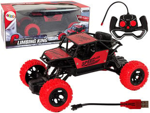 Tālvadības pults vadāma automašīna Limbing King R/C SUV 1:18, sarkana cena un informācija | Rotaļlietas zēniem | 220.lv