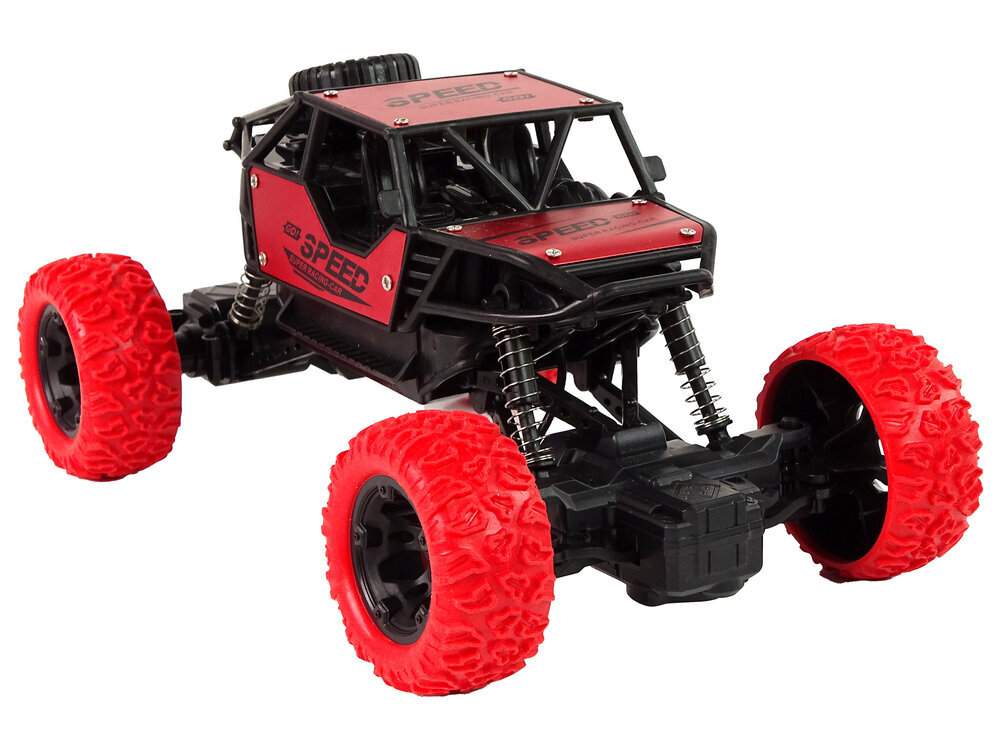 Tālvadības pults vadāma automašīna Limbing King R/C SUV 1:18, sarkana cena un informācija | Rotaļlietas zēniem | 220.lv