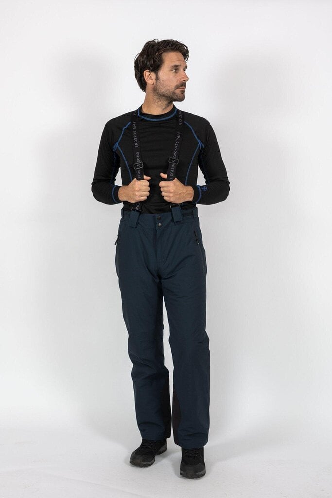 Five Seasons vīriešu slēpošanas bikses PALEY, tumši zilas cena un informācija | Vīriešu slēpošanas apģērbs | 220.lv
