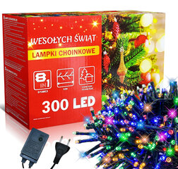 Ziemassvētku lampiņas 300 LED, 22m цена и информация | Гирлянды | 220.lv