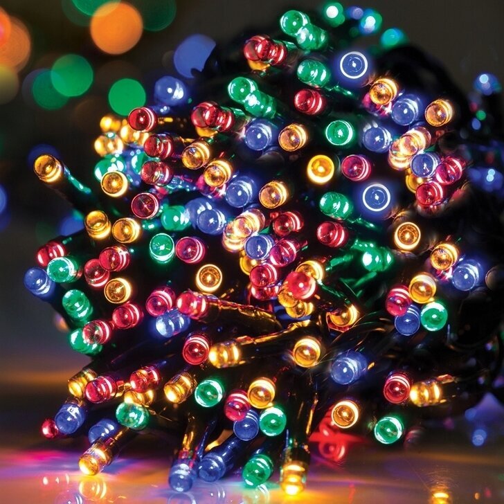 Ziemassvētku lampiņas 300 LED, 22m cena un informācija | Ziemassvētku lampiņas, LED virtenes | 220.lv