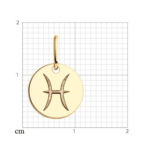 Zelta zodiaks "Zivis" Aurum цена и информация | Kaklarotas | 220.lv