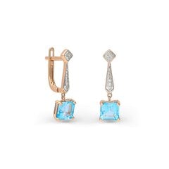 Золотые серьги с бриллиантом Gold Diamonds для женщин W61409603 1000000008316 цена и информация | Серьги | 220.lv