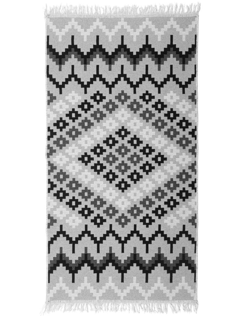 Kilim Zelta Etno paklājs Balts 80x150 cm cena un informācija | Paklāji | 220.lv