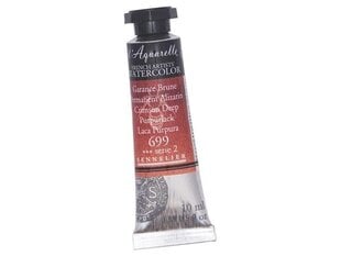 Akvareļu krāsa Sennelier l'Aquarelle 699 permanent alizarin crimson deep, 10ml, sarkans cena un informācija | Modelēšanas un zīmēšanas piederumi | 220.lv