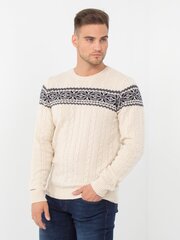 Džemperis vīriešiem Storgio 563904615, balts cena un informācija | Vīriešu džemperi | 220.lv