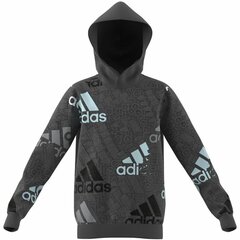 Толстовка с капюшоном унисекс Adidas Performance Темно-серый цена и информация | Свитеры, жилетки, пиджаки для мальчиков | 220.lv