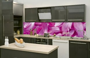 Pašlīmējošas fototapetes ar lamināciju- Violetās ziedlapiņas, 260x60 cm cena un informācija | Fototapetes | 220.lv