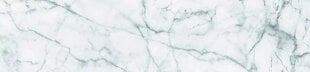 Pašlīmējošas fototapetes ar lamināciju- Balts marmors, 260x60 cm cena un informācija | Fototapetes | 220.lv