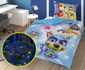 Gultas veļas komplekts Detexpol Paw Patrol 13 140 x 200 cm цена и информация | Постельное белье | 220.lv