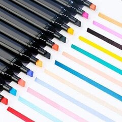 Двусторонние маркеры-ручки, 40 шт. цена и информация | Письменные принадлежности | 220.lv