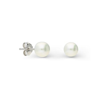 Sudraba auskari un pērlēm Silver Pearls sievietēm W63880084 1000000019260 cena un informācija | Auskari | 220.lv