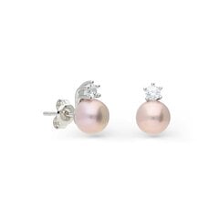 Серебряные серьги с подвеской и жемчугом Silver Pearls для женщин W62615469 1000000019280 цена и информация | Серьги | 220.lv