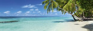 Самоклеящиеся фотообои (с ламинацией) - Райский пляж, 180x60 cm цена и информация | Фотообои | 220.lv