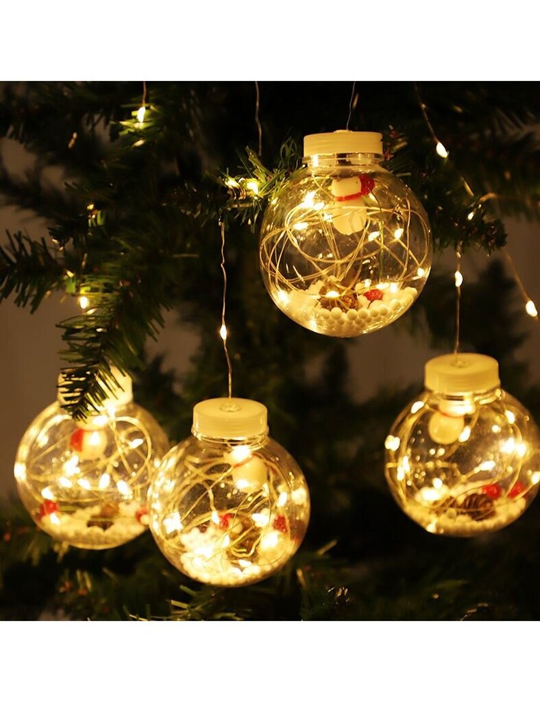 Ziemassvētku virtene 108 LED, 1,5m cena un informācija | Ziemassvētku lampiņas, LED virtenes | 220.lv