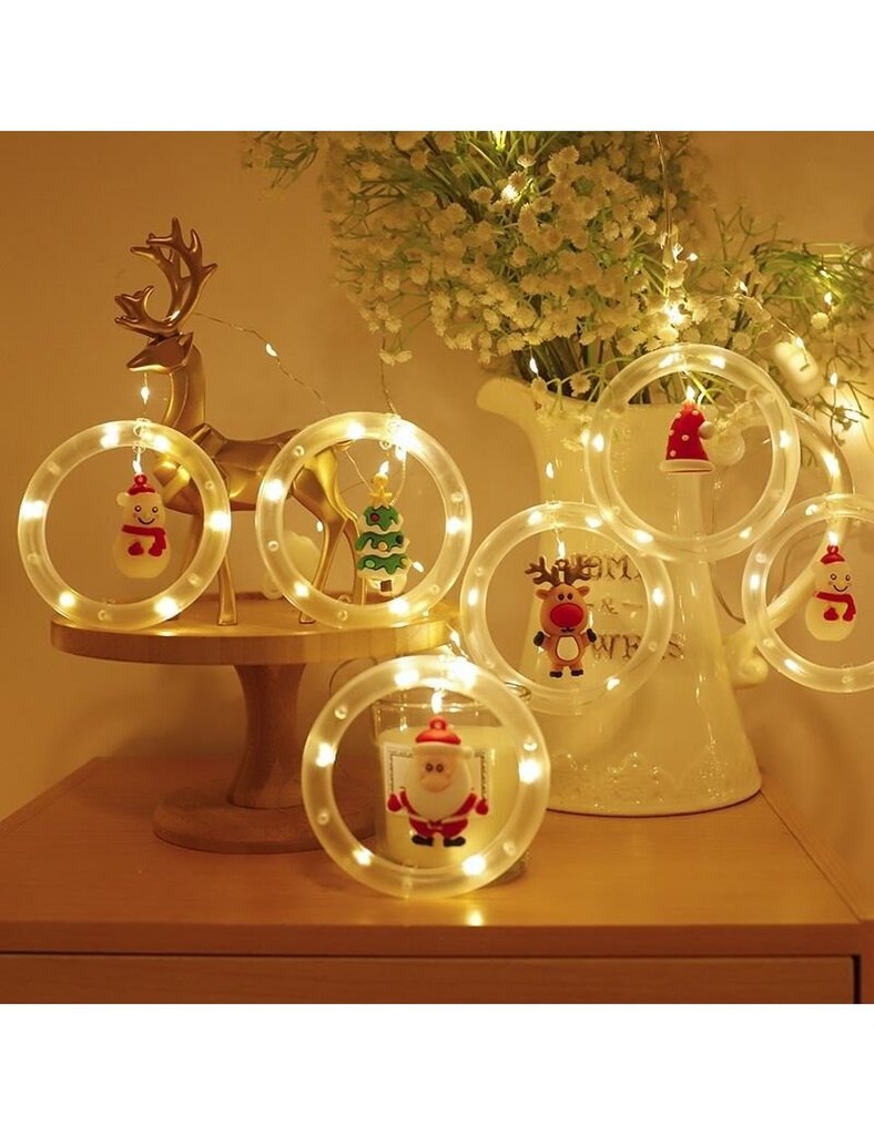 Ziemassvētku virtene LED 108, 3 m цена и информация | Ziemassvētku lampiņas, LED virtenes | 220.lv