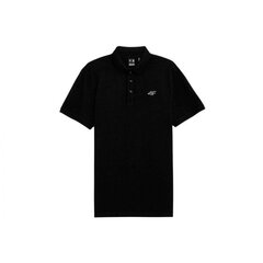 4F T-krekls vīriešiem M NOSH4-TSM356, melns cena un informācija | Vīriešu T-krekli | 220.lv