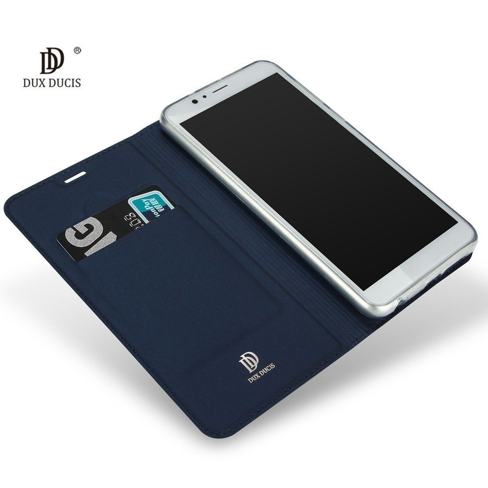 Dux Ducis Premium Magnet Case For LG Q8 Blue cena un informācija | Telefonu vāciņi, maciņi | 220.lv