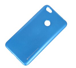 Mercury i-Jelly Back Case Strong Silicone Case With Metallic Glitter for Apple iPhone XS MAX Blue цена и информация | Чехлы для телефонов | 220.lv