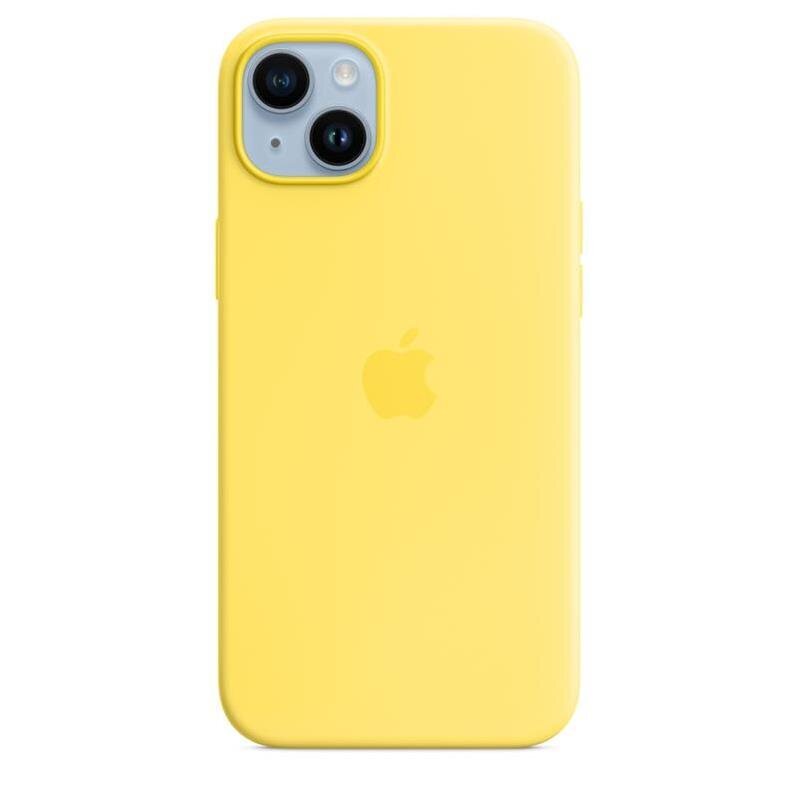 Apple iPhone 14 Plus Silicone Case with MagSafe, canary yellow - Case цена и информация | Telefonu vāciņi, maciņi | 220.lv