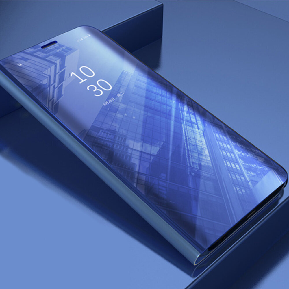 Smart Clear View Case for Samsung Galaxy A12 / M12 cena un informācija | Telefonu vāciņi, maciņi | 220.lv