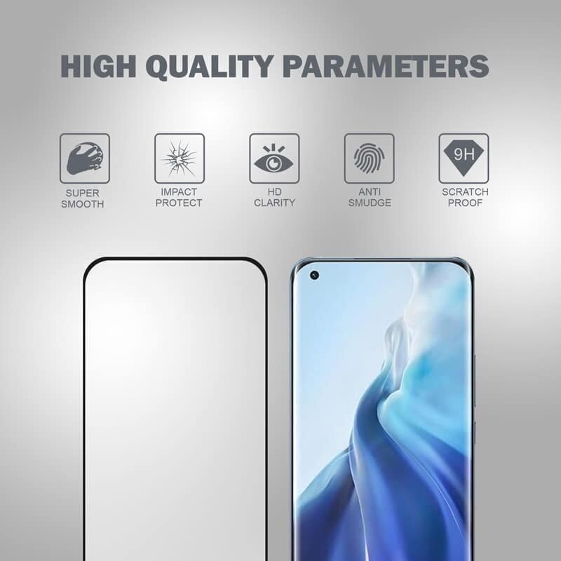 Aizsargstikls Crong 3D Armor Glass priekš Xiaomi Mi 11 cena un informācija | Ekrāna aizsargstikli | 220.lv