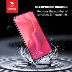 Aizsargstikls Crong 7D Nano 9H priekš iPhone 12 цена и информация | Защитные пленки для телефонов | 220.lv