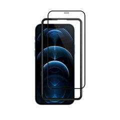 Aizsargstikls Crong Anti-Bacterial 3D Armor Glass 9H priekš iPhone 12 / iPhone 12 Pro cena un informācija | Ekrāna aizsargstikli | 220.lv
