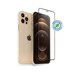 Aizsargstikls Crong Anti-Bacterial 3D Armor Glass priekš iPhone 12 Pro Max cena un informācija | Ekrāna aizsargstikli | 220.lv