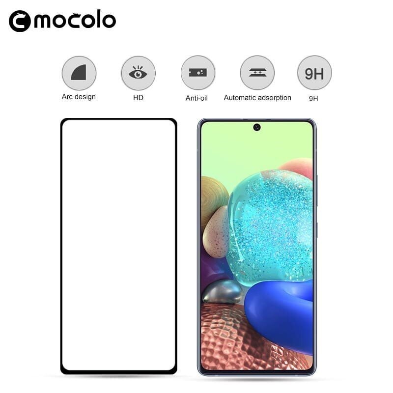 Aizsargstikls Mocolo 2.5D Full Glue Glass priekš Oppo A15S cena un informācija | Ekrāna aizsargstikli | 220.lv