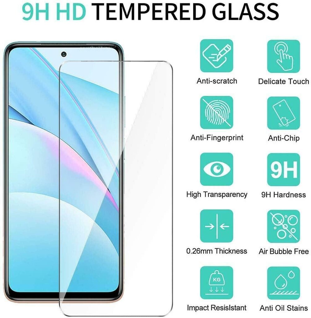 Toptel Tempered Glass Hard 2.5D цена и информация | Ekrāna aizsargstikli | 220.lv