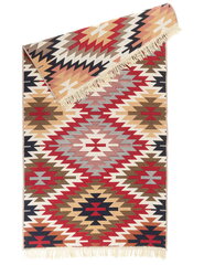 Kilim zelta aztekas smilškrāsas paklājs 120x160 cm cena un informācija | Paklāji | 220.lv