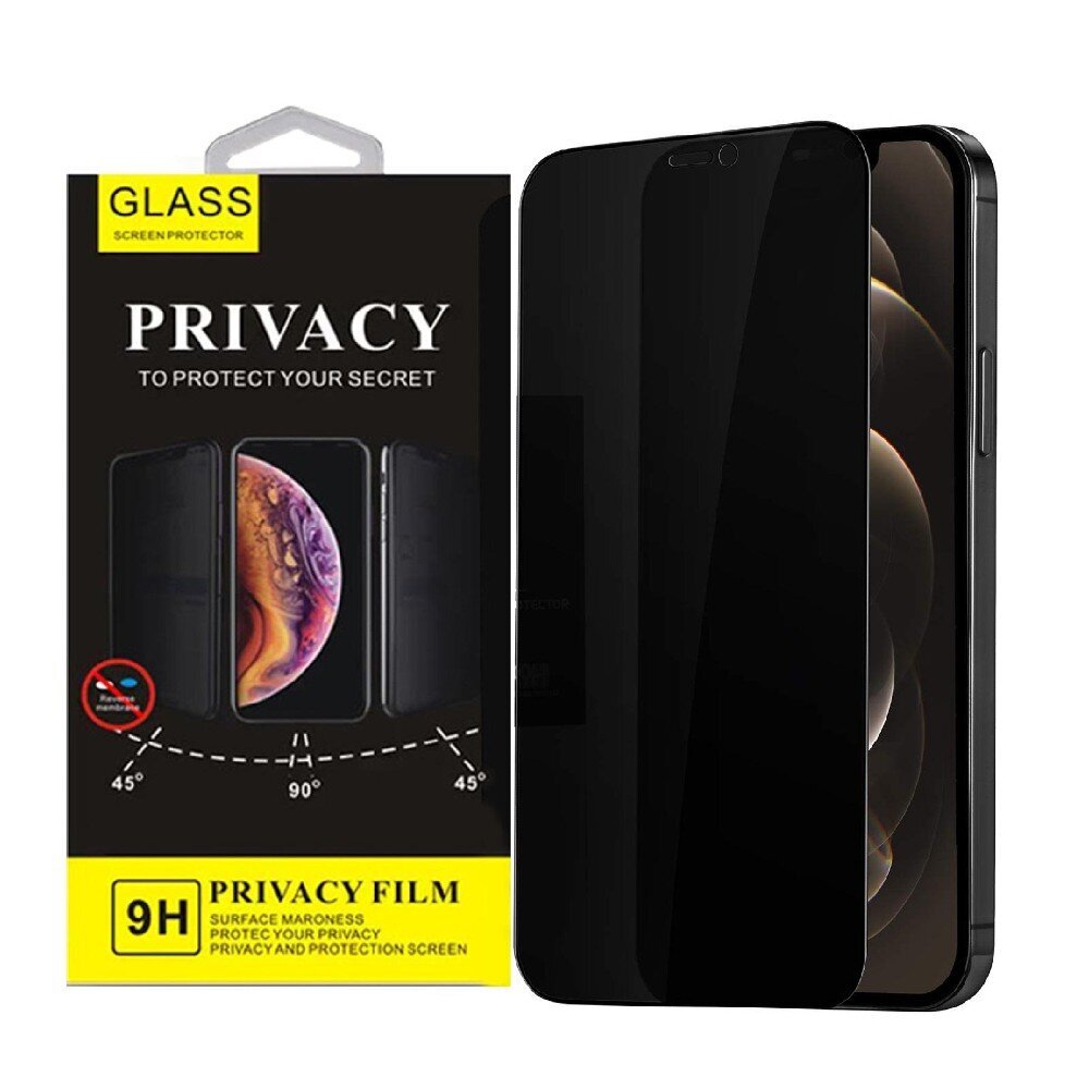 Care It aizsargstikls iPhone 12 Pro Privacy цена и информация | Ekrāna aizsargstikli | 220.lv