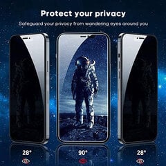 Care It aizsargstikls iPhone 12 Pro Max Privacy цена и информация | Защитные пленки для телефонов | 220.lv