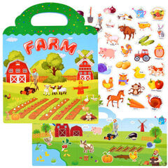 Альбом для наклеек - ферма цена и информация | Развивающие игрушки | 220.lv